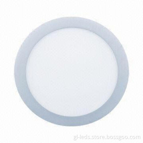 2012 New Round LED Panel Light, 5,500 to 7,000K Color Temperature and 120° Beam Angle